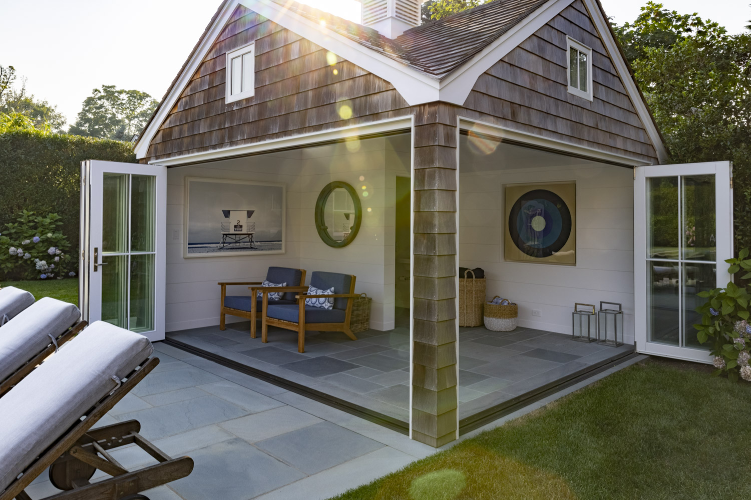 Photo of construction by Ronald Webb Builder.